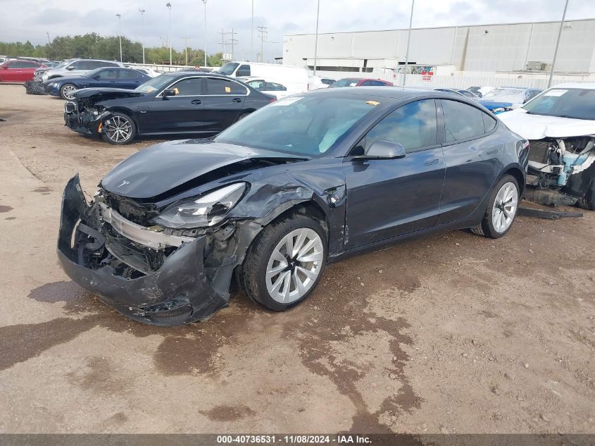 VIN 5YJ3E1EAXMF921851 2021 Tesla Model 3, Standard... no.2