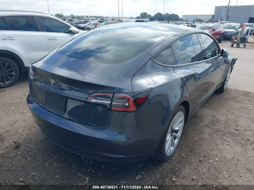 VIN 5YJ3E1EAXMF921851 2021 Tesla Model 3, Standard... no.4