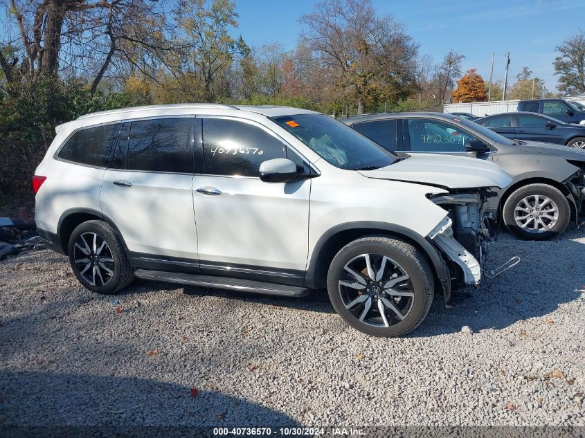 2019 Honda Pilot Elite VIN: 5FNYF6H01KB068661 Lot: 40736570