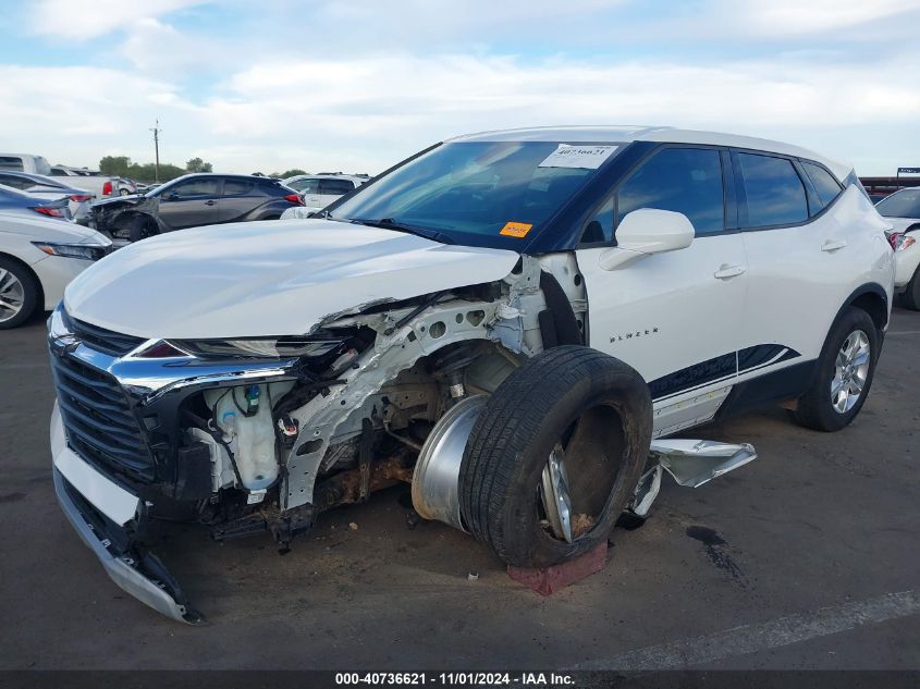 2020 Chevrolet Blazer Fwd 1Lt VIN: 3GNKBBRAXLS601821 Lot: 40736621