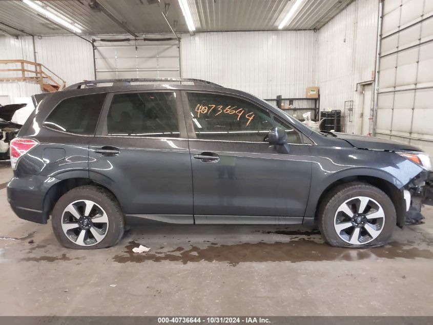 2018 Subaru Forester 2.5I Limited VIN: JF2SJAJC7JH457946 Lot: 40736644