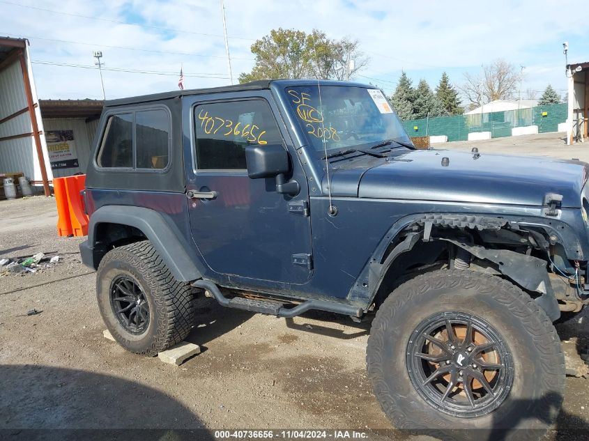 2008 Jeep Wrangler X VIN: 1J4FA24188L566711 Lot: 40736656