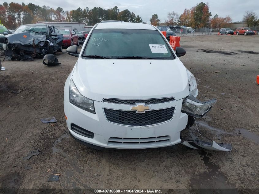 2013 Chevrolet Cruze Ls Auto VIN: 1G1PA5SHXD7220764 Lot: 40736688