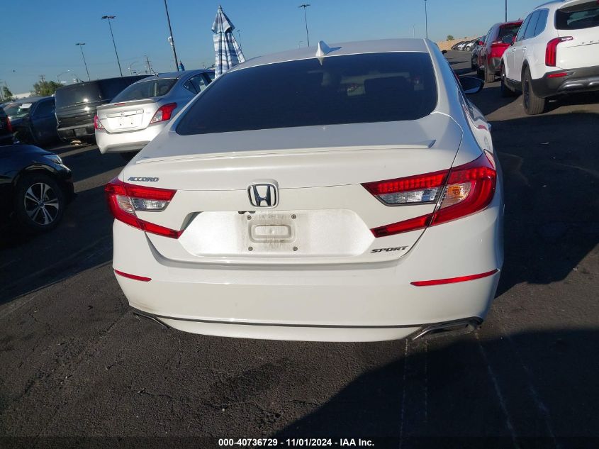 2020 Honda Accord Sport VIN: 1HGCV1F35LA038619 Lot: 40736729