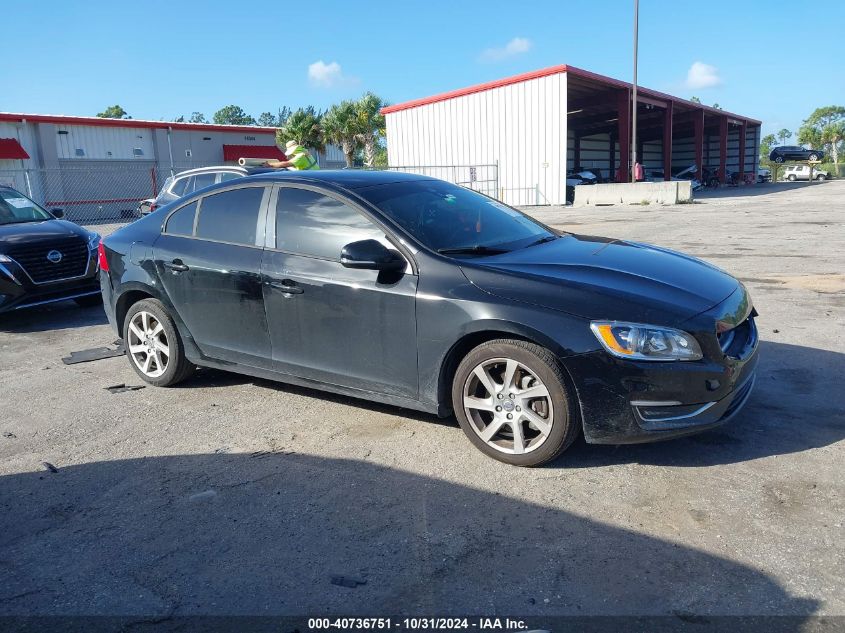 2014 Volvo S60 T5 VIN: YV1612FS5E2297655 Lot: 40736751