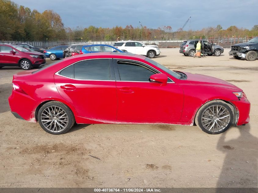 2016 Lexus Is 200T VIN: JTHBA1D26G5012396 Lot: 40736764