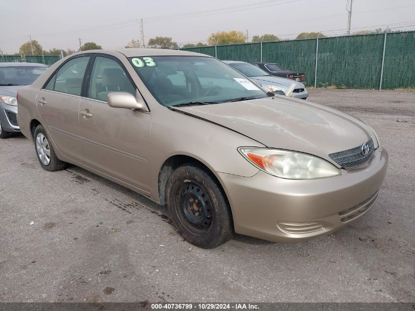 2003 Toyota Camry Le VIN: 4T1BE32K43U142743 Lot: 40736799