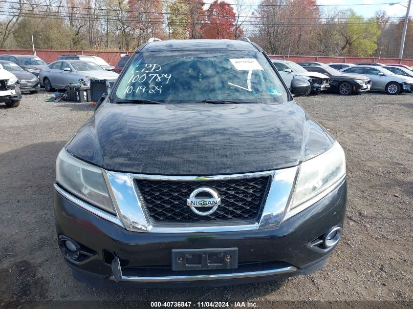 2014 Nissan Pathfinder Sl VIN: 5N1AR2MM7EC612457 Lot: 40736847