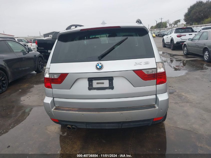 2009 BMW X3 xDrive30I VIN: WBXPC93429WJ24468 Lot: 40736854