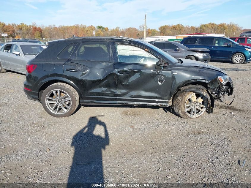 2024 Audi Q3 Premium Plus 45 Tfsi S Line Quattro Tiptronic VIN: WA1EECF3XR1177084 Lot: 40736860