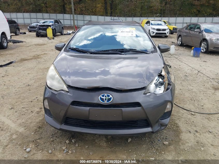 2012 Toyota Prius C One VIN: JTDKDTB32C1527543 Lot: 40736876