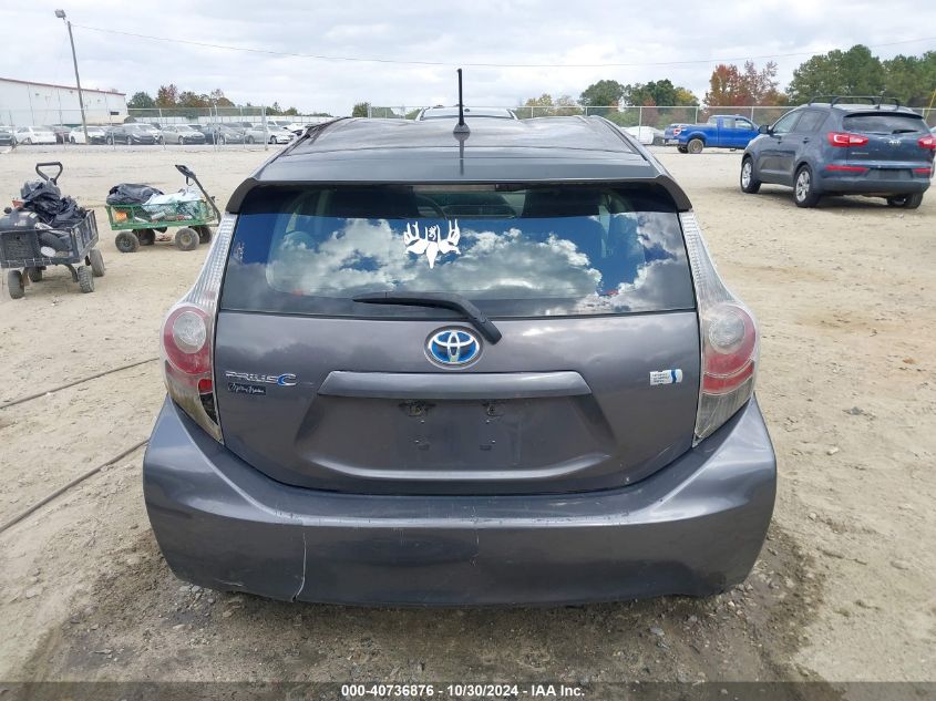 2012 Toyota Prius C One VIN: JTDKDTB32C1527543 Lot: 40736876