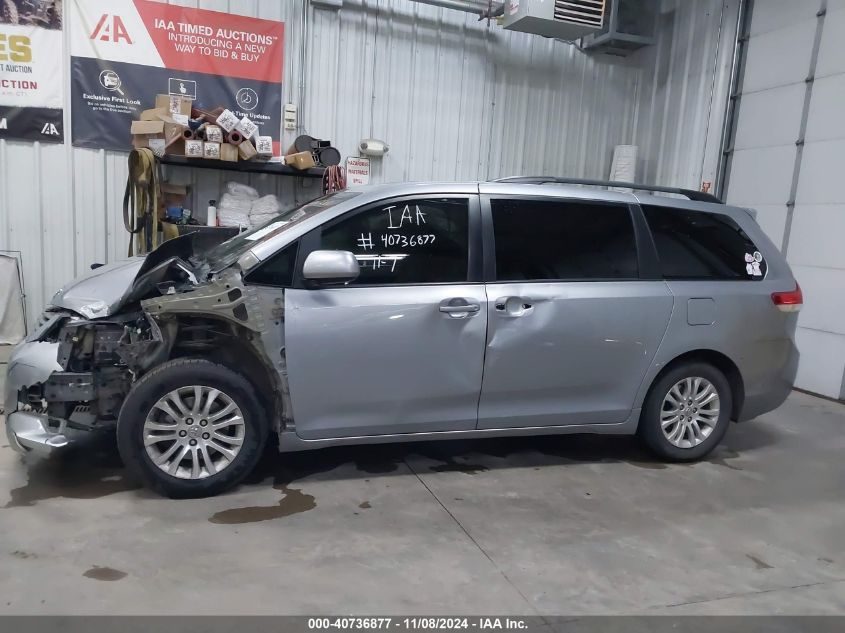 2013 Toyota Sienna Xle V6 8 Passenger VIN: 5TDYK3DC8DS280157 Lot: 40736877