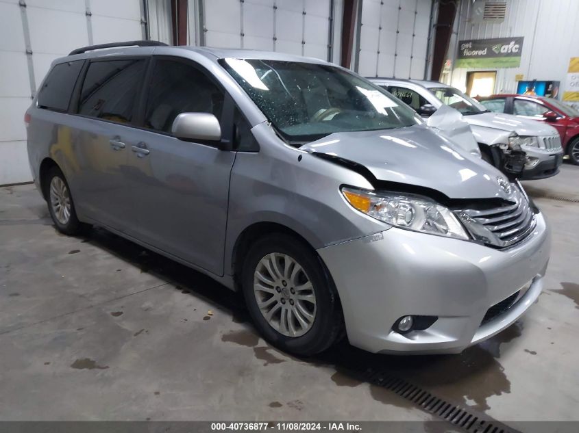 VIN 5TDYK3DC8DS280157 2013 Toyota Sienna, Xle V6 8... no.1