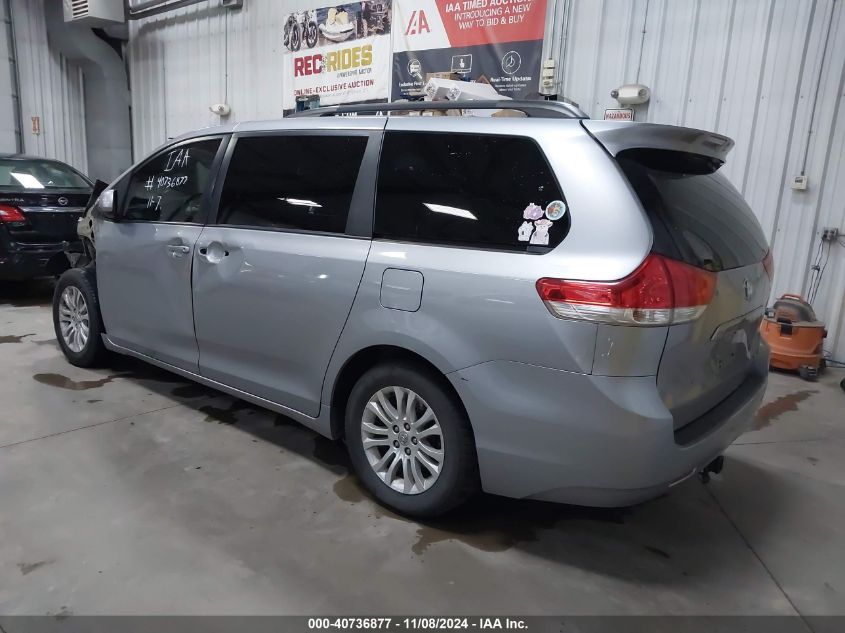 VIN 5TDYK3DC8DS280157 2013 Toyota Sienna, Xle V6 8... no.3