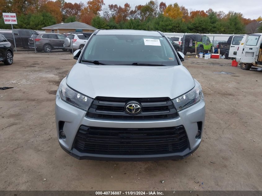 2019 TOYOTA HIGHLANDER SE - 5TDJZRFH9KS629400