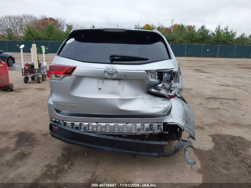 2019 TOYOTA HIGHLANDER SE - 5TDJZRFH9KS629400