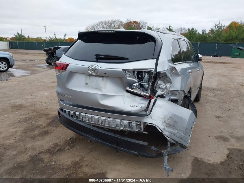 2019 TOYOTA HIGHLANDER SE - 5TDJZRFH9KS629400