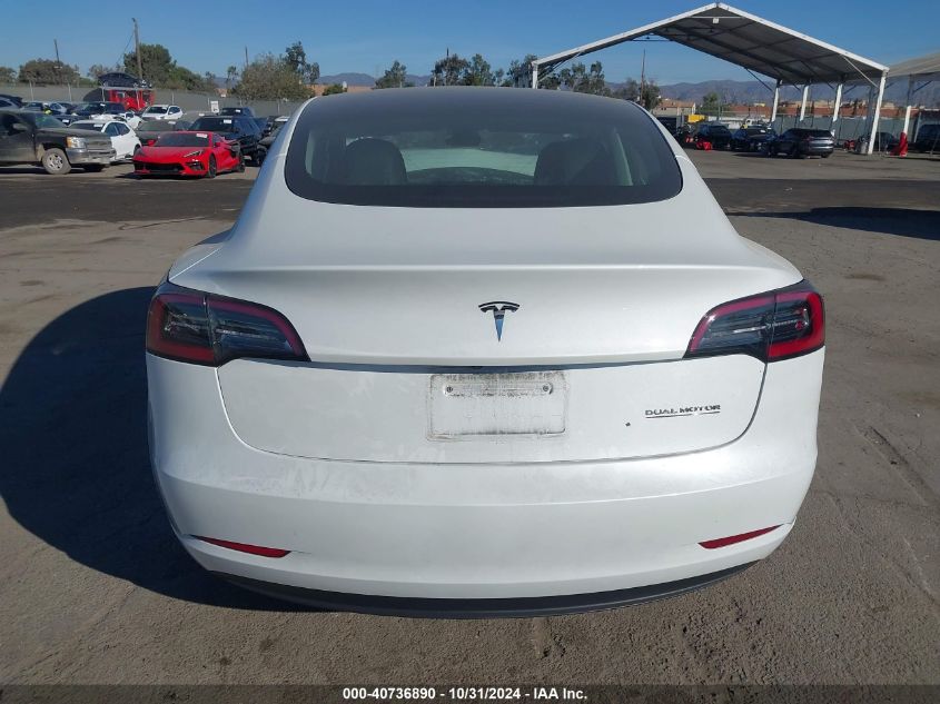 2023 Tesla Model 3 Rear-Wheel Drive VIN: 5YJ3E1EAXPF550758 Lot: 40736890