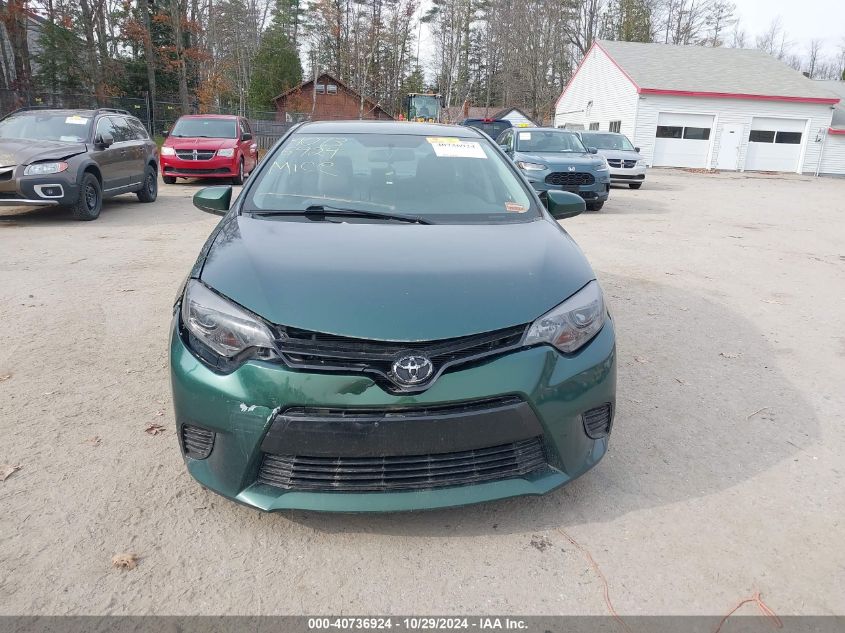 2016 Toyota Corolla Le VIN: 2T1BURHE2GC521612 Lot: 40736924