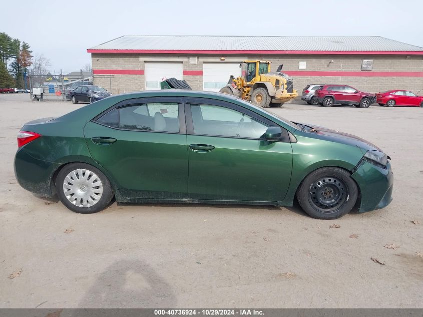 2016 Toyota Corolla Le VIN: 2T1BURHE2GC521612 Lot: 40736924