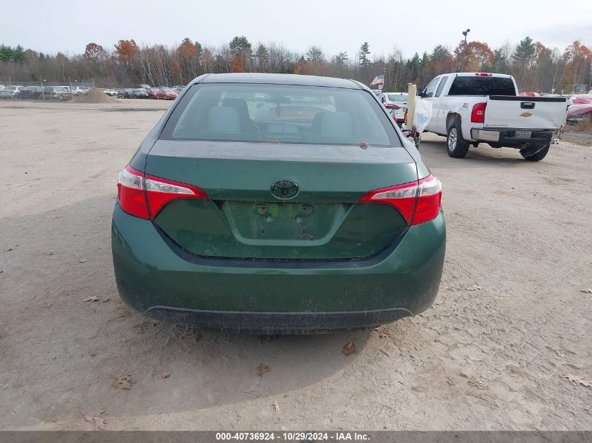 2016 Toyota Corolla Le VIN: 2T1BURHE2GC521612 Lot: 40736924