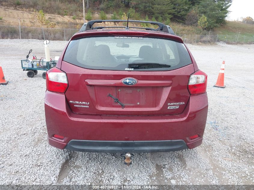 2013 Subaru Impreza 2.0I Sport Premium VIN: JF1GPAL60D2821566 Lot: 40736937