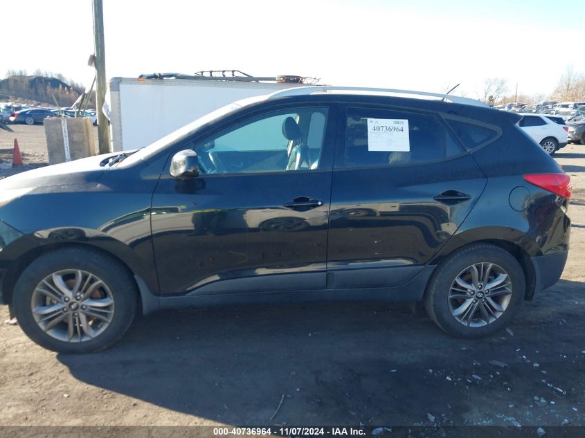 2014 Hyundai Tucson Se VIN: KM8JU3AG7EU801493 Lot: 40736964