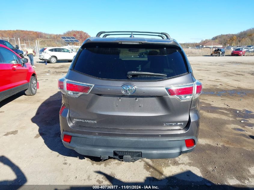 2015 Toyota Highlander Limited Platinum V6 VIN: 5TDDKRFH9FS084015 Lot: 40736977