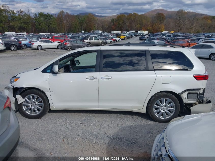 2017 Toyota Sienna Xle/Limited VIN: 5TDDZ3DC8HS155692 Lot: 40736986