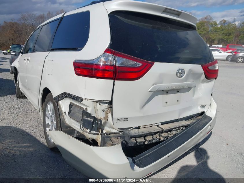 2017 Toyota Sienna Xle/Limited VIN: 5TDDZ3DC8HS155692 Lot: 40736986