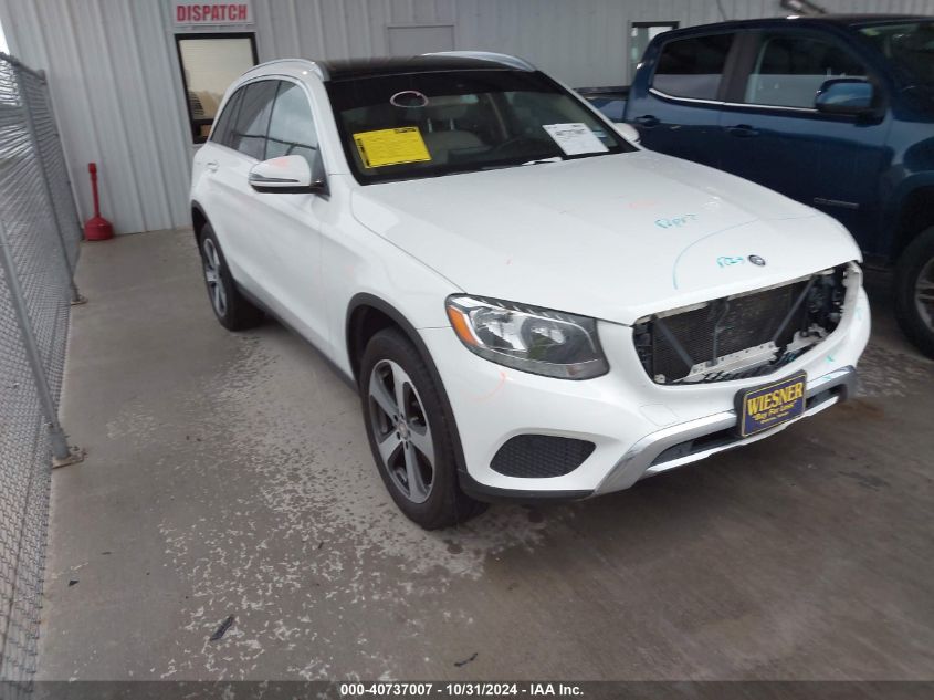 2016 Mercedes-Benz Glc 300 VIN: WDC0G4JB4GF037394 Lot: 40737007