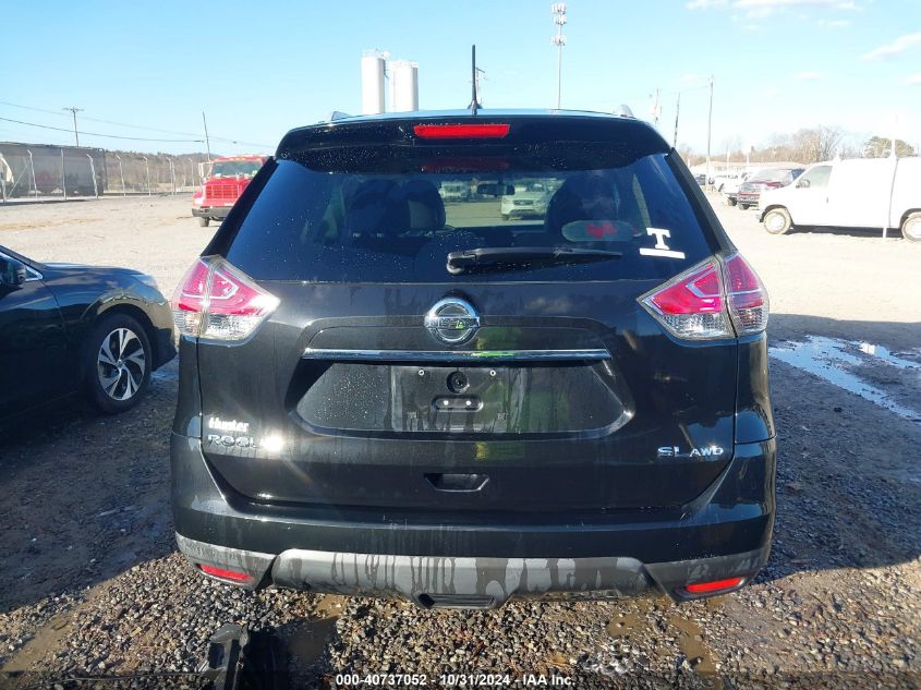 2016 Nissan Rogue Sl VIN: 5N1AT2MV2GC882791 Lot: 40737052