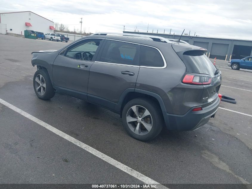 2019 Jeep Cherokee Limited 4X4 VIN: 1C4PJMDX9KD141042 Lot: 40737061