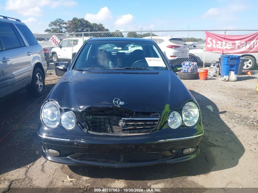 2005 Mercedes-Benz C 230 Kompressor Sport VIN: WDBRF40J45F629530 Lot: 40737063