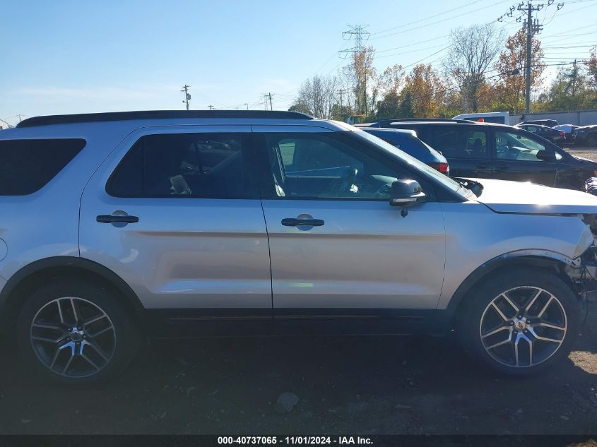 2019 Ford Explorer Sport VIN: 1FM5K8GT7KGB36761 Lot: 40737065