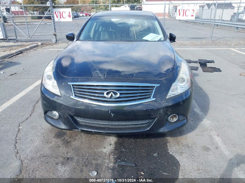 2012 Infiniti G25 Journey VIN: JN1DV6AP6CM810749 Lot: 40737076