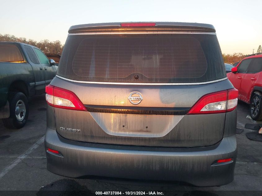 2016 Nissan Quest S VIN: JN8AE2KPXG9153863 Lot: 40737084