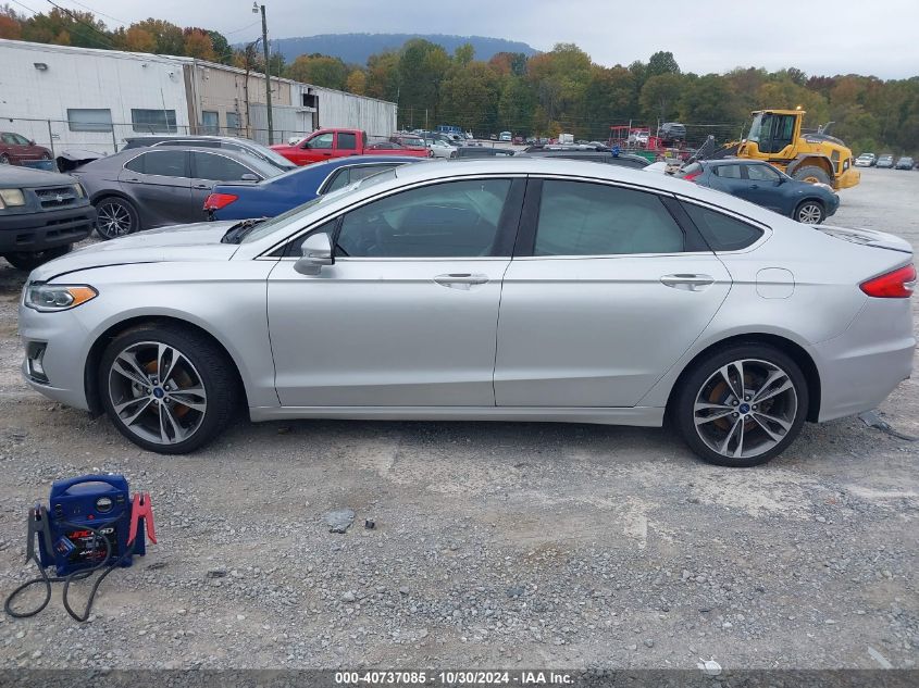 2019 FORD FUSION TITANIUM - 3FA6P0K96KR120749