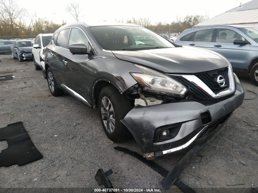 2015 Nissan Murano Sl VIN: 5N1AZ2MH6FN211667 Lot: 40737091