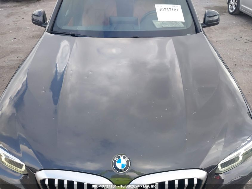 2022 BMW X3 Sdrive30I VIN: 5UX43DP06N9N39620 Lot: 40737101