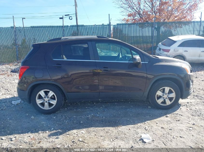 2016 Chevrolet Trax Lt VIN: KL7CJPSBXGB574697 Lot: 40737103