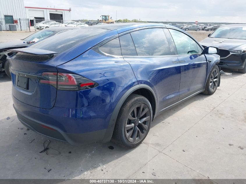 VIN 7SAXCDE58PF417253 2023 Tesla Model X, Dual Moto... no.4