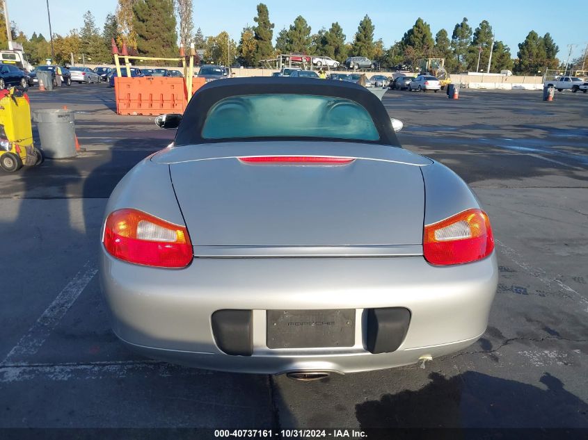 1999 Porsche Boxster VIN: WP0CA2981XU630451 Lot: 40737161