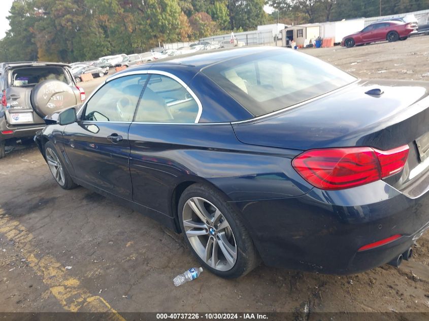 2019 BMW 430I VIN: WBA4Z1C57KEE44986 Lot: 40737226