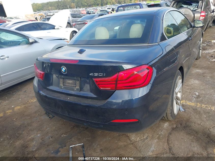 2019 BMW 430I VIN: WBA4Z1C57KEE44986 Lot: 40737226