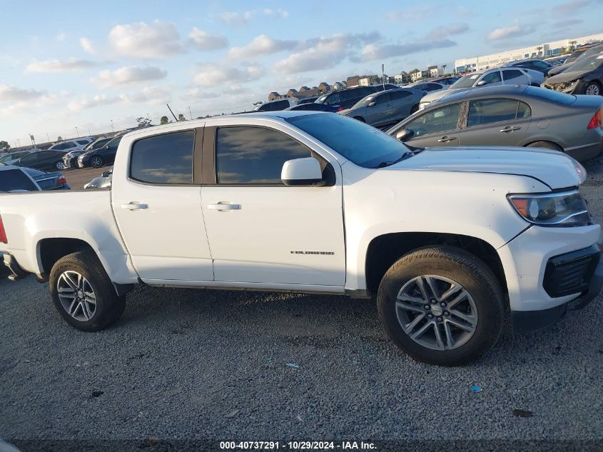 2021 Chevrolet Colorado 2Wd Short Box Wt VIN: 1GCGSBEN4M1239253 Lot: 40737291