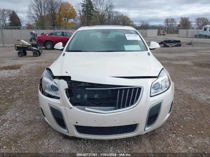 2013 Buick Regal Gs VIN: 2G4GV5GVXD9165771 Lot: 40737301