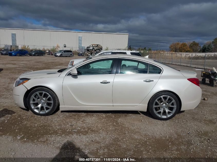 2013 Buick Regal Gs VIN: 2G4GV5GVXD9165771 Lot: 40737301