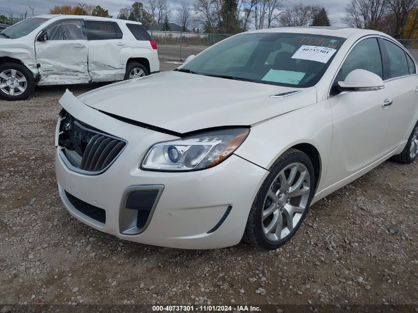 2013 Buick Regal Gs VIN: 2G4GV5GVXD9165771 Lot: 40737301